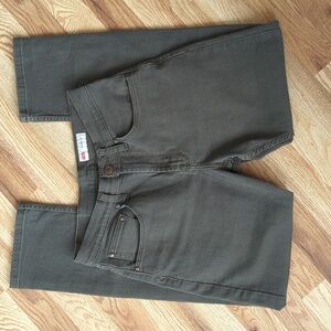 Wrangler Athletic Fit Green Pants, 29x30
